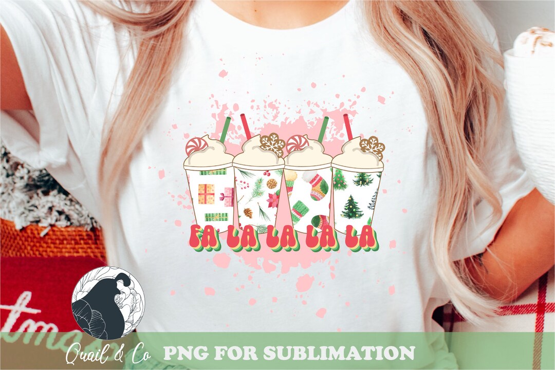 Christmas Coffee PNG Iced Latte Holiday Coffees PNG - Etsy