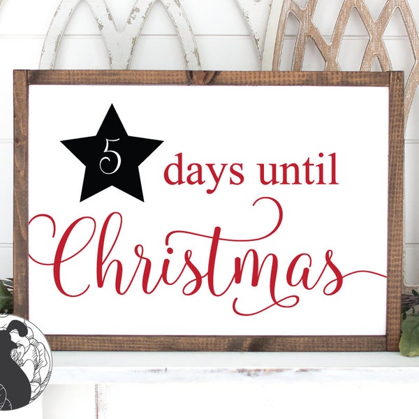 Svg Files, Days Until Christmas svg, Christmas svg, Advent Calendar svg, Christmas Countdown svg, Cut File, DXF, PNG, Cricut, Silhouette