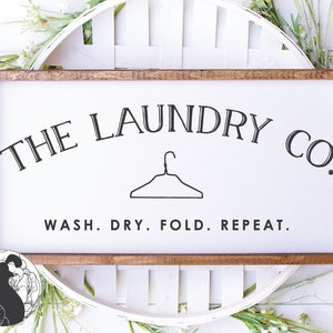 Laundry Room Sign SVG: The Laundry Co. Cut File (Digital Download)