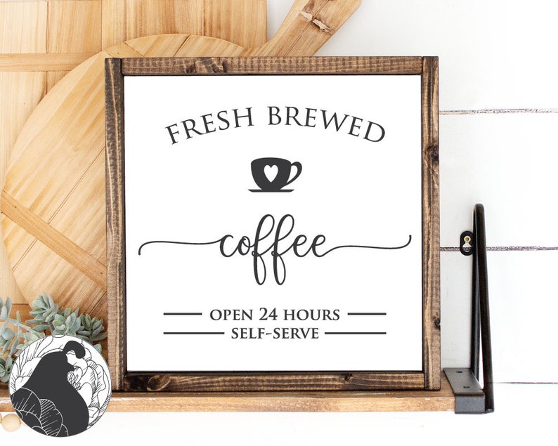 Download Fresh Brewed Coffee svg Coffee svg Coffee Bar svg Farmhouse | Etsy