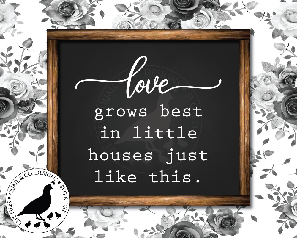 Download Love Grows Best svg Family svg Little Houses svg Cut files ...
