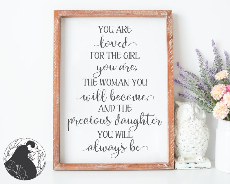 Download You are loved svg Daughter svg Nursery svg Baby Girl svg ...