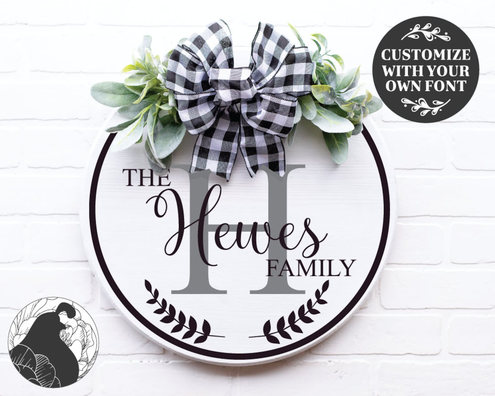 Round Family Name Svg Family Name Svg Last Name Svg Etsy