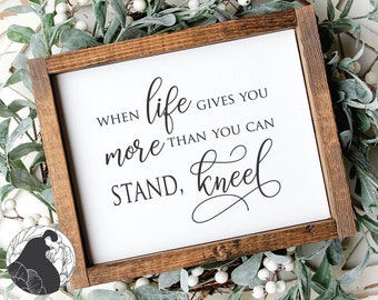Inspirational Quote SVG: Christian Farmhouse Sign Cut File (Digital Download)