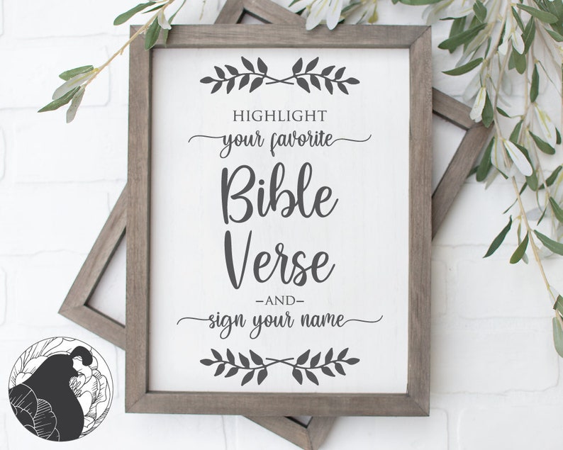 Download Bible Guest Book svg Sign our Bible svg Wedding Bible ...