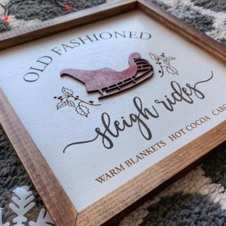 Download Svg Files Sleigh Rides svg Christmas svg Winter Sign svg ...