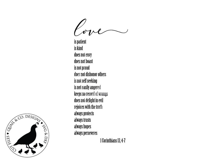 Free Free 75 Love Is Patient Love Is Kind Svg SVG PNG EPS DXF File