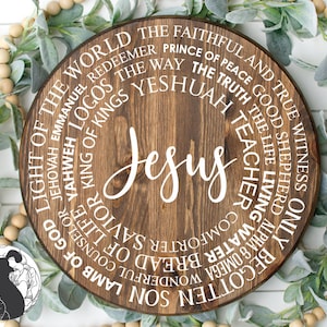 Svg Files, Names of Jesus svg, Jesus svg, Christ svg, Savior svg, Christian svg, Cricut, Silhouette, Vinyl Designs, Cut Files, DXF, HTV File