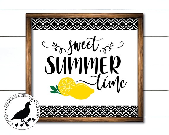 Download SVG Files Sweet Summer Time svg Summer svg Lemons svg | Etsy