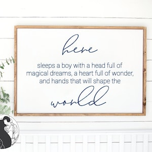 Here Sleeps a Boy svg, Baby Boy Sign svg , Son Cut File, Nursery Wall Art, Cricut Files, Silhouette Designs, Digital Download, SVG For Baby