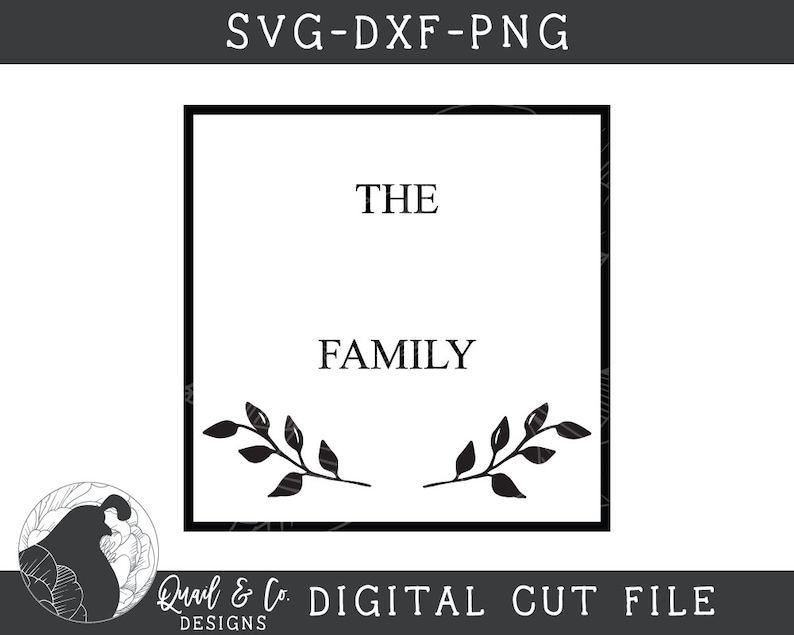 Download Family Name Sign SVG Bundle SVG Bundle Round Family Name ...