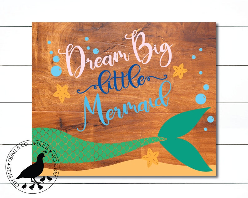 Download Dream Big Little Mermaid svg Mermaid svg Mermaid Tail svg ...