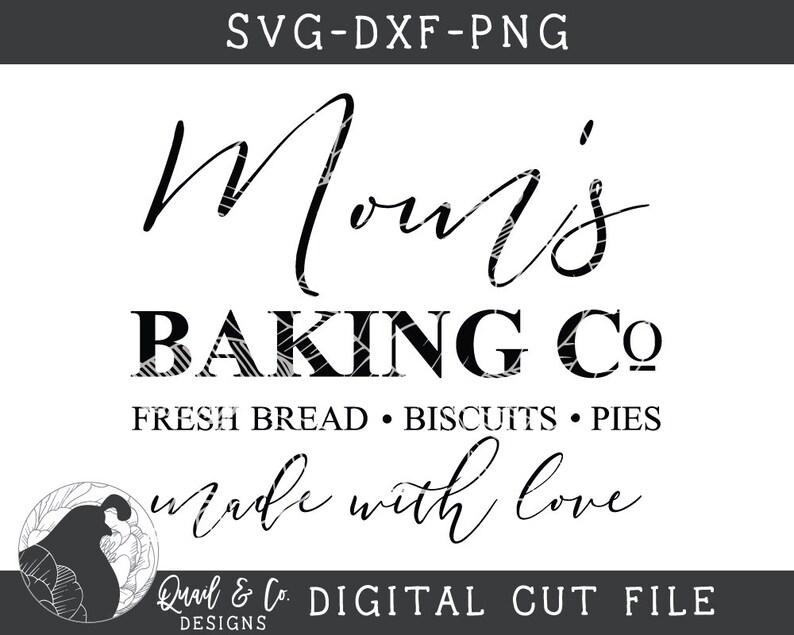 Download Svg Files Baking svg Kitchen svg Mom's Baking svg | Etsy
