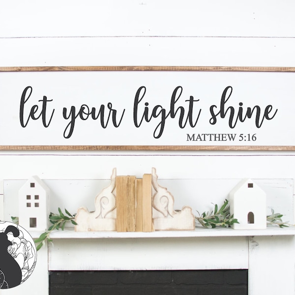 Svg Files, Let Your Light Shine svg, Matthew 5:16 svg, Christian svg, Bible Quote svg, Cut Files, Vinyl Designs, Digital Download, DXF, PNG