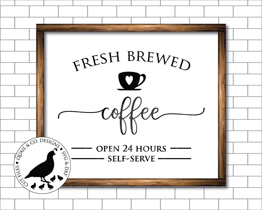 Download Fresh Brewed Coffee svg Coffee svg Coffee Bar svg Self | Etsy