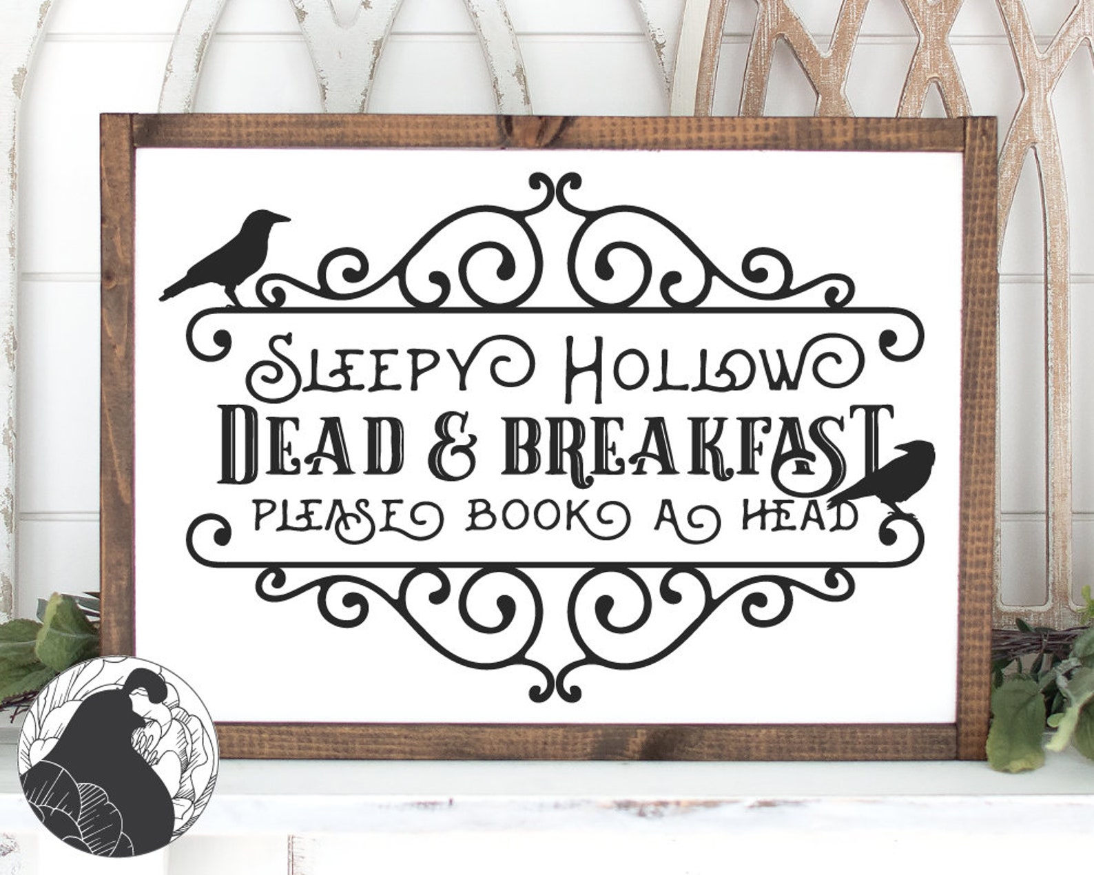 Sleepy Hollow SVG Dead and Breakfast Sign Svg Halloween Cut Etsy