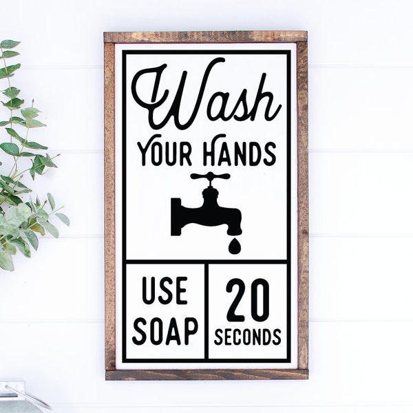 Wash Your Hands SVG, Use Soap svg, Bathroom Sign svg, , Farmhouse svg, Digital Download, Cricut, Silhouette,  DXF