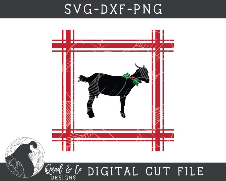 Download Christmas Goat svg Christmas svg Farmhouse Svg Goat svg | Etsy