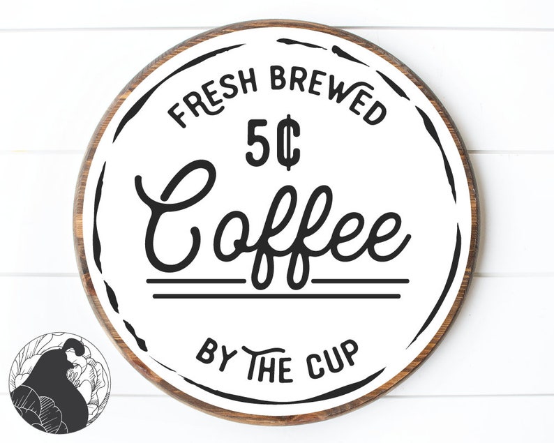 Download Fresh Brewed Coffee svg Round Coffee svg Coffee Bar svg | Etsy