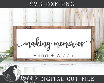 Fichiers Svg, Making Memories svg, svg mariage, famille svg, svg ferme, fichiers coupés, téléchargement numérique, SVG, DXF, PNG, Cricut, Silhouette