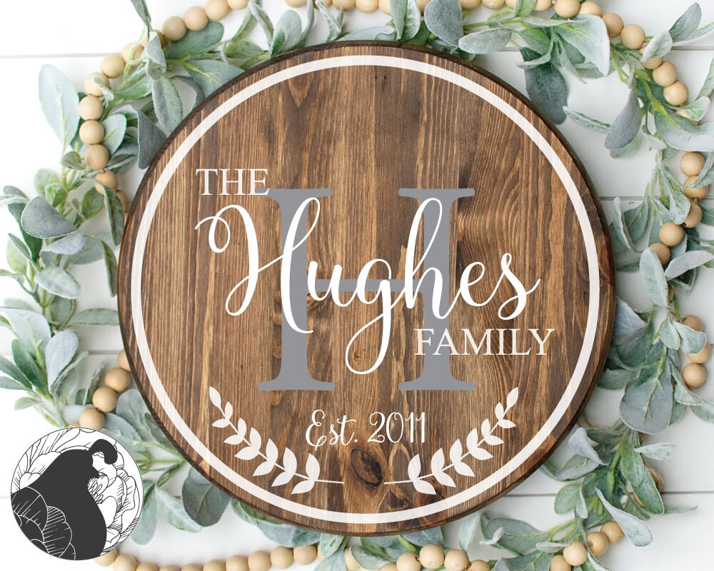 Download Round Family Name svg Family Name svg Last Name svg | Etsy