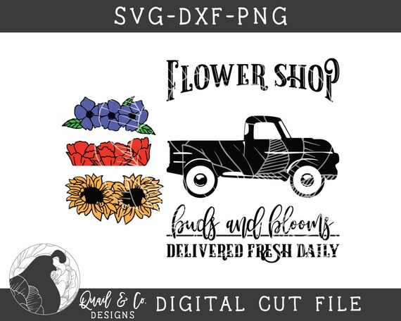 Download Svg Files Flower Shop Svg Vintage Truck Svg Flower Shop Svg Etsy PSD Mockup Templates