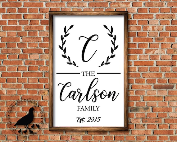 Free Free 335 Family Name Sign Svg SVG PNG EPS DXF File