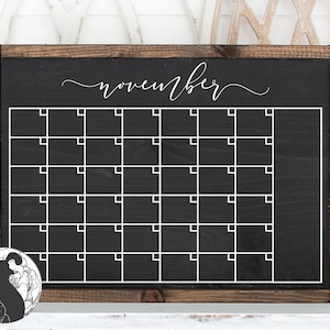 Calendar SVG, Blank Calendar Sign svg, Planner svg, Months Cut File, Farmhouse Calendar svg, Digital Download, Cricut, Silhouette
