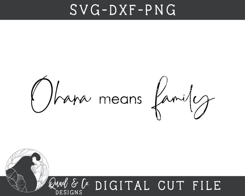 Download Ohana Means Family SVG Ohana Cut File Farmhouse Sign svg | Etsy