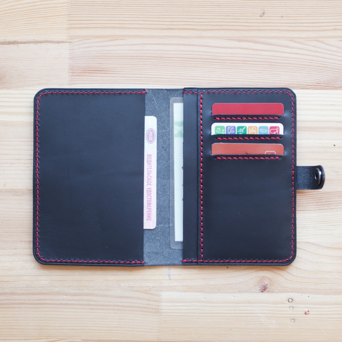 Small Leather Document Holder Leather Document Holder Leather Etsy