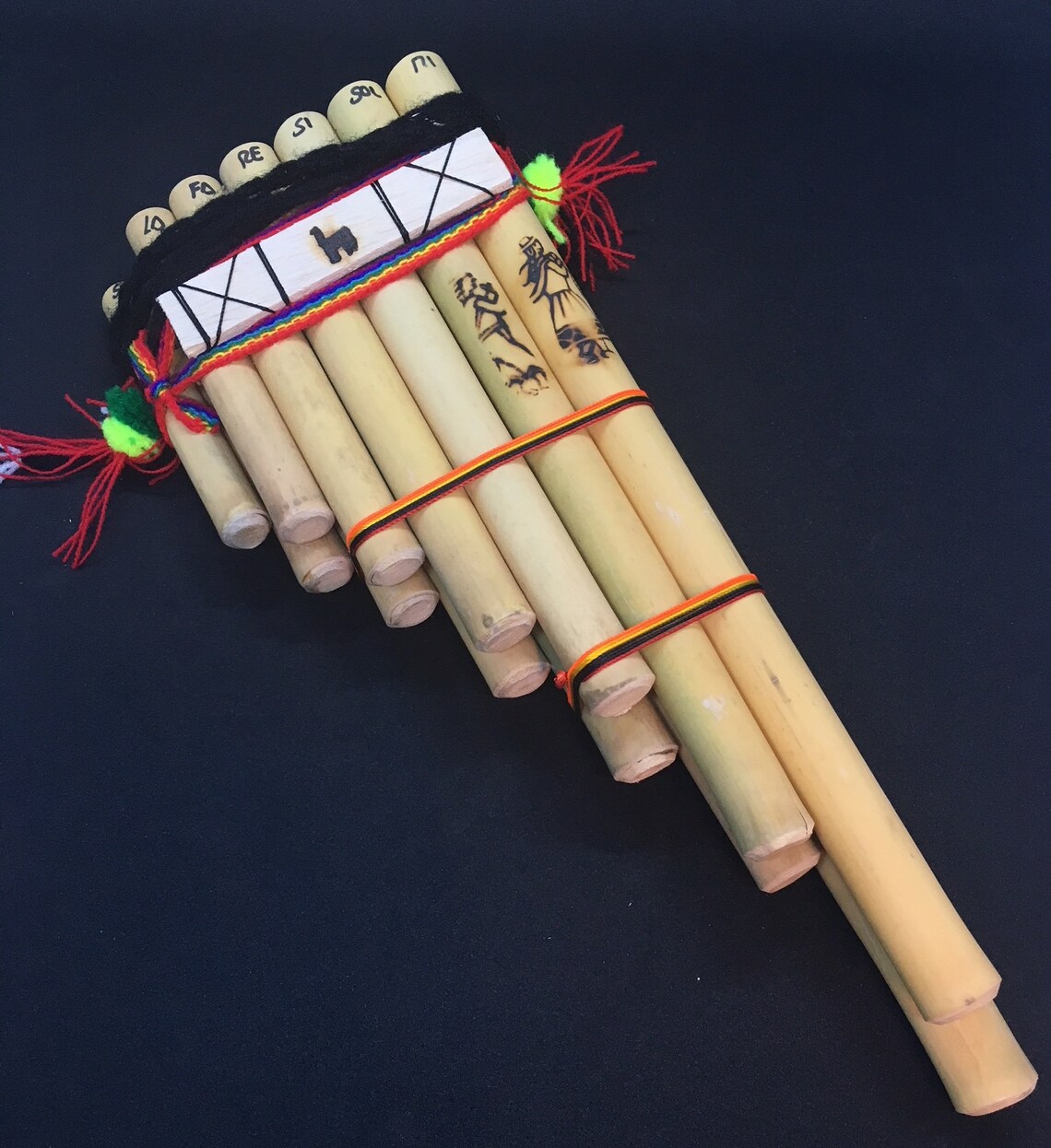 Amazing Handmade Peruvian Zampona Chill Pan Flute 13 Pipes Etsy