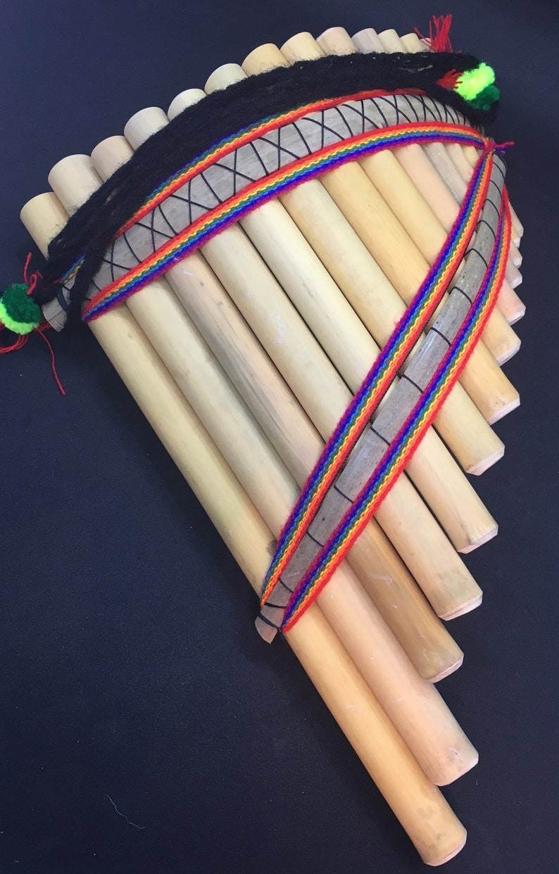 Amazing Handmade Peruvian Curve Chill Pan Flute 13 Pipes Etsy UK