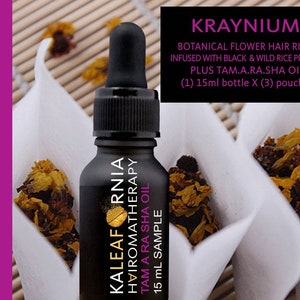 KRAYNIUM Floral Hair Tea with Tam.A.Ra.Sha Oil