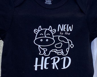 New to the herd onesie