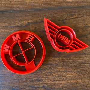 Car Logo BMW Mini Cooper Cookie Cutter Set