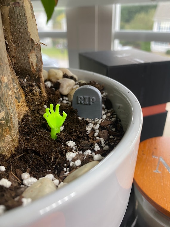 Plant Zombie Graveyard Planter Decoration Etsy