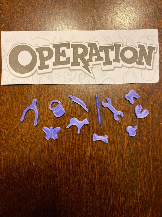 Colorful Replacement Parts Operation Game Etsy