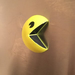 Magnet Pacman Vintage Arcade Pac-man Inspired Magnet - Etsy