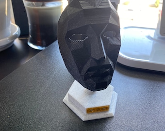 Geometric Mask Model Desk Decor