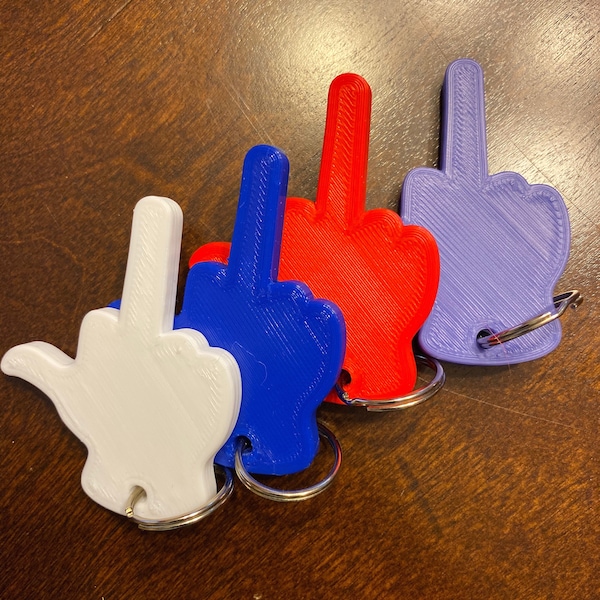 Middle Finger Key Chain