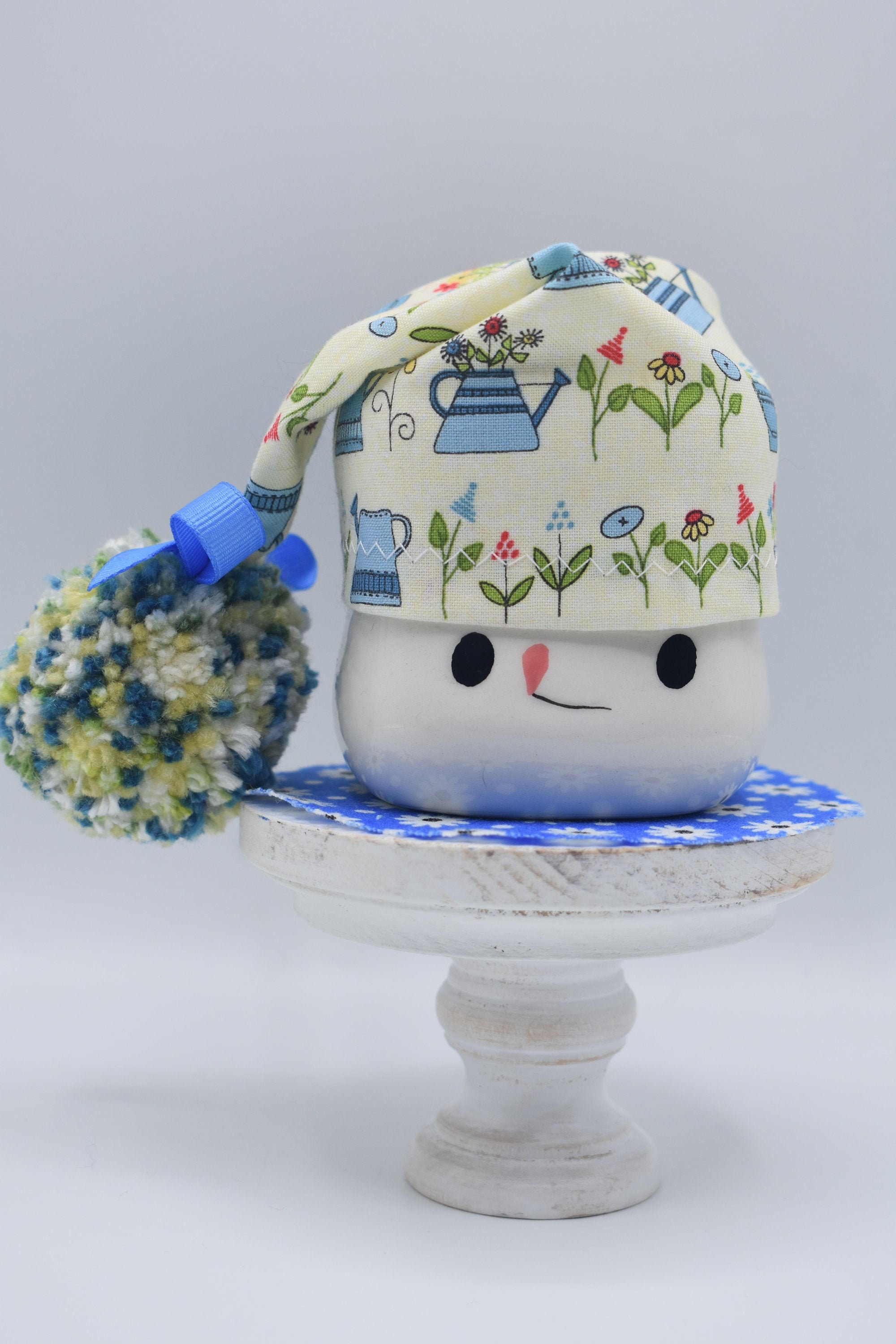Marshmallow mug hat Rae Dunn inspired Tiered tray decor Etsy