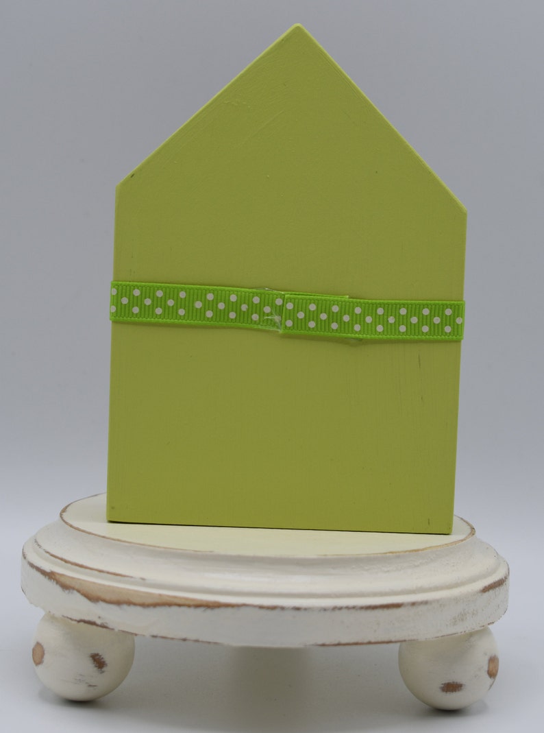 Mini Wood House Rae Dunn Inspired Patterned Wood House Farmhouse Decor Tiered Tray Decor