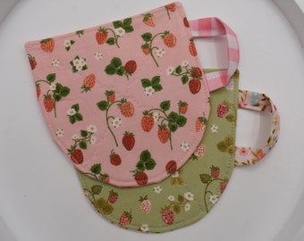 Summer Strawberries Tea Mug Coaster | Fabric Teacup Coaster