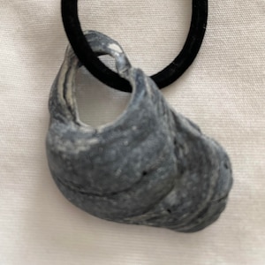 Beautifully Broken Collection -Gray Seashell Necklace