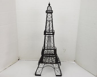 Large Metal Eiffel Tower Wine Cork Holder Paris Décor 25”