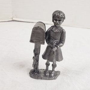 Michael Ricker Pewter Figurine 1984 Big Judy Collectors Society #11994 COA