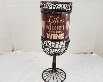Wine Glass Cork Holder 15&quot; x 5&quot; Storage