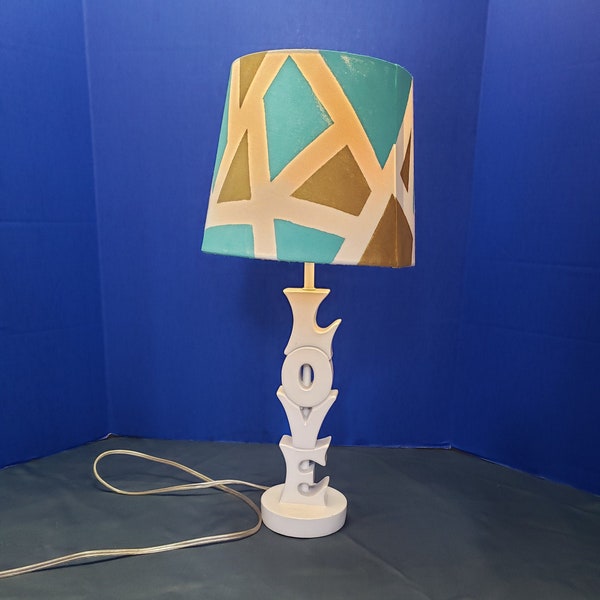 Vintage Modern 60's Style Table Lamp Shade 21" tall