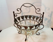 Wrought Iron Rustic Farmhouse Metal Plant Stand 18.5 quot x 15 quot