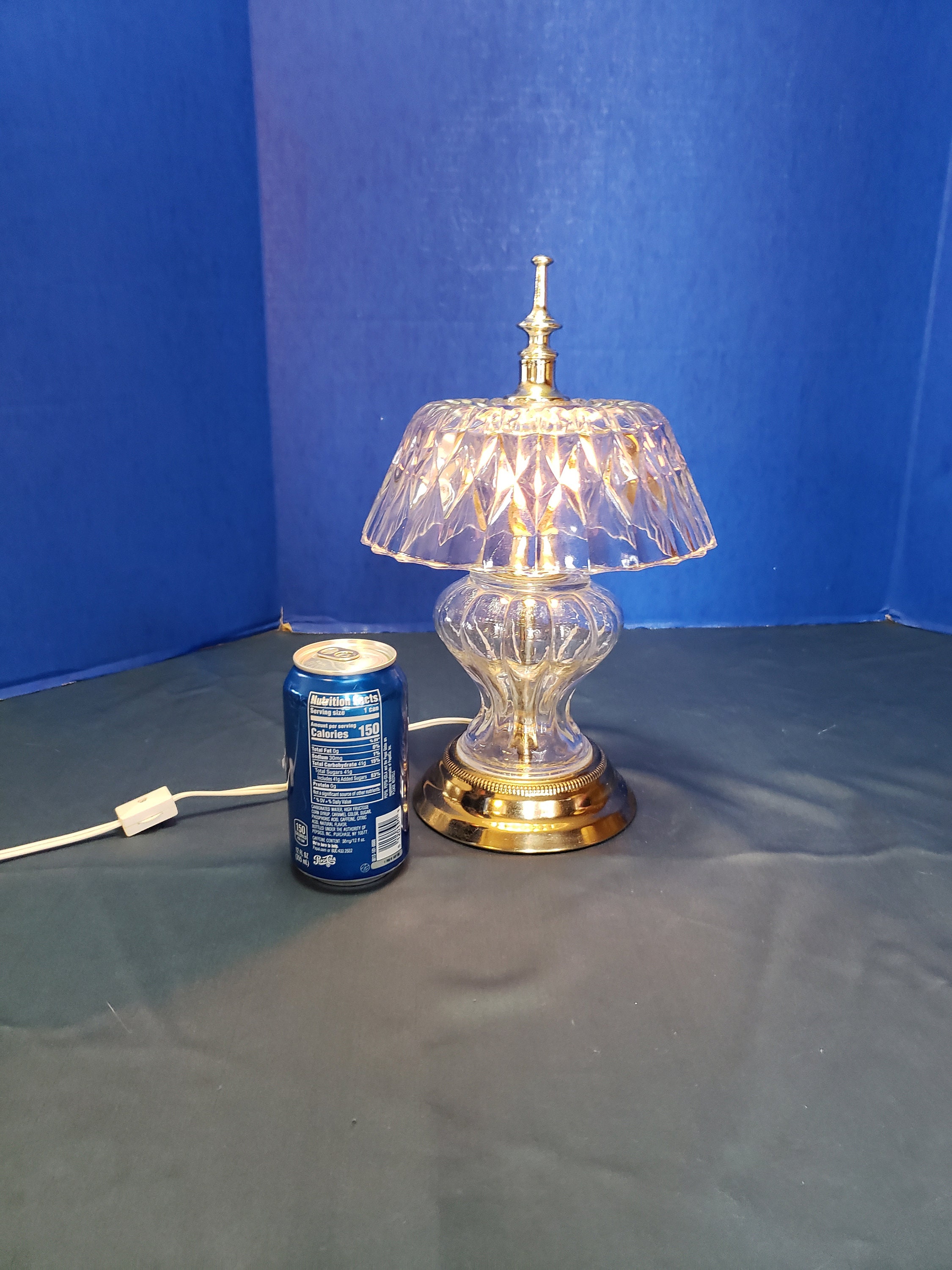 Vintage crystal lamp shade deals
